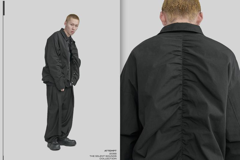 ATTEMPT åå¸ 2020 æ¥å¤ãTHE SILENT SOUNDSãç³»å Lookbook