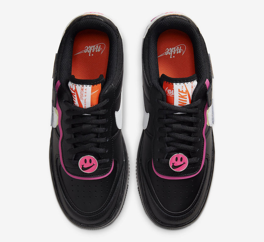 Nike Air Force 1 Shadow Black Fuchsia CU4743-001åå:registered:æ¥æ