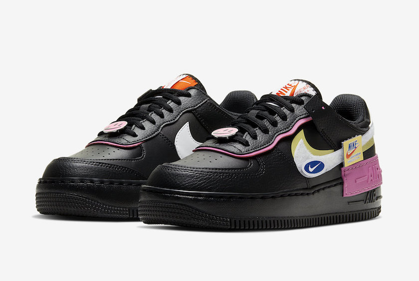 Nike Air Force 1 Shadow Black Fuchsia CU4743-001åå:registered:æ¥æ
