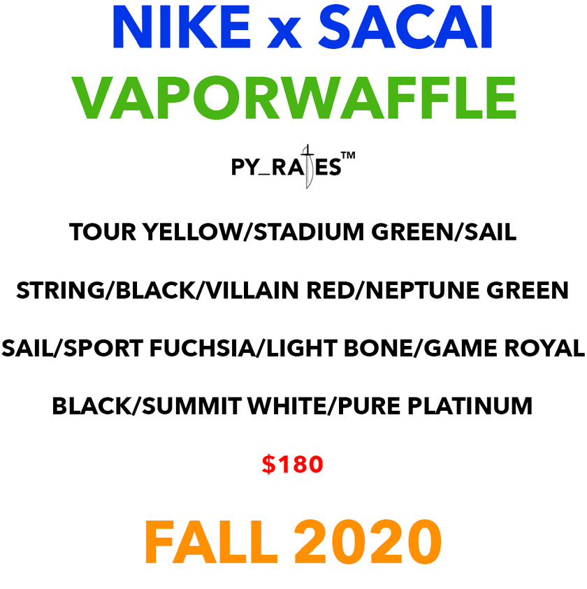 Sacai Nike VaporWaffleåå:registered:æ¥æ