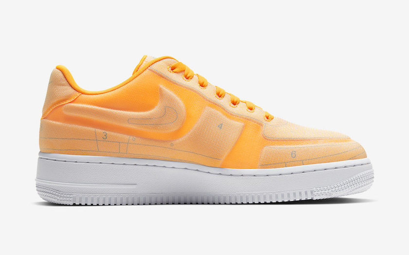 Nike Air Force 1 LX Blueprint Laser Orange CI3445-800åå:registered:æ¥æ