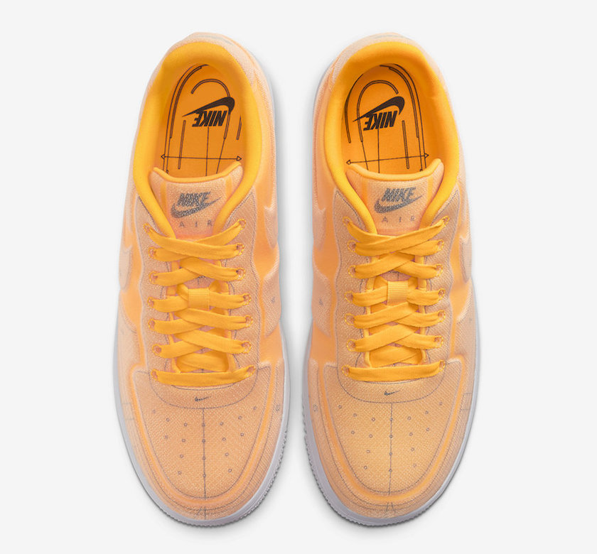 Nike Air Force 1 LX Blueprint Laser Orange CI3445-800åå:registered:æ¥æ