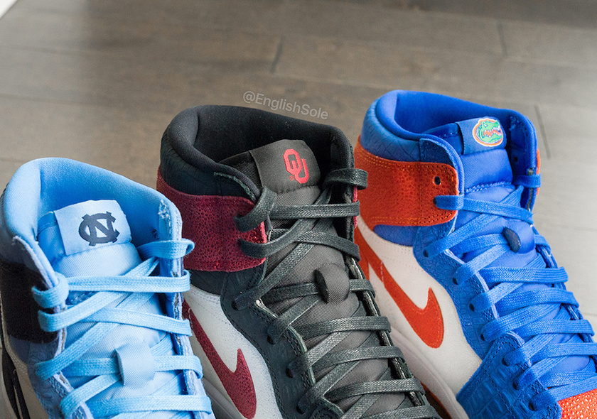 Air Jordan 1 Air Jordan 4 College PE Oklahoma UNCä½ç½éè¾¾