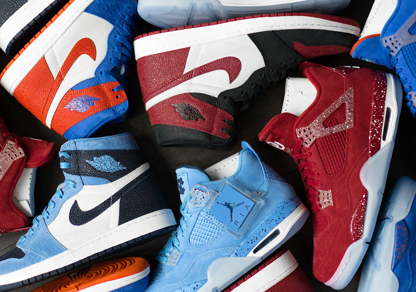 Air Jordan 1 Air Jordan 4 College PE Oklahoma UNCä½ç½éè¾¾
