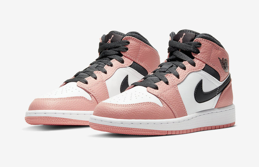 Air Jordan 1 Mid GSç²çº¢è²ç³è±555112-603åå:registered:æ¥æ