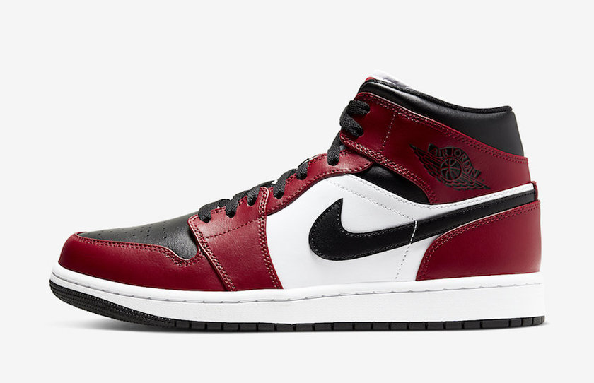 Air Jordan 1 Mid Chicago Black Toe 554724-069åå:registered:æ¥æä»·æ ¼