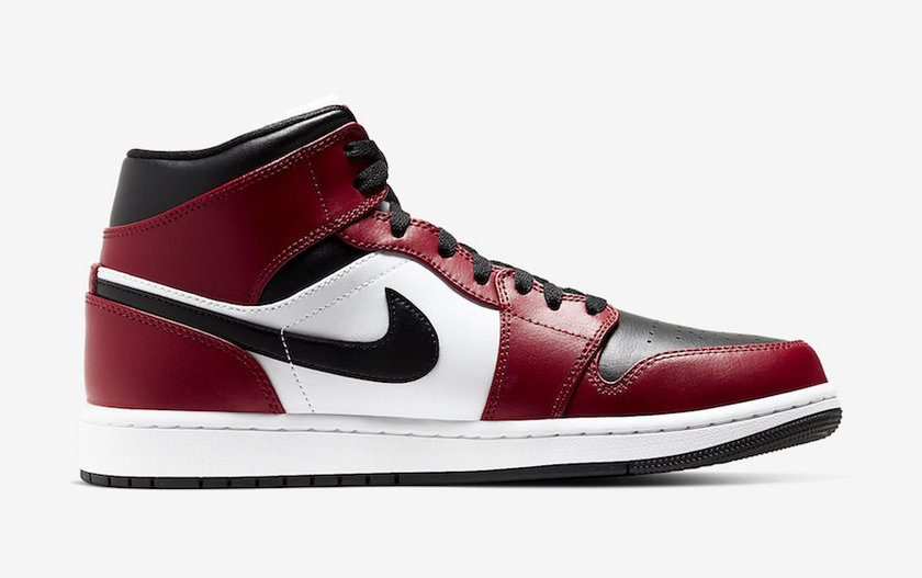 Air Jordan 1 Mid Chicago Black Toe 554724-069åå:registered:æ¥æä»·æ ¼