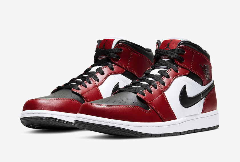 Air Jordan 1 Mid Chicago Black Toe 554724-069åå:registered:æ¥æä»·æ ¼