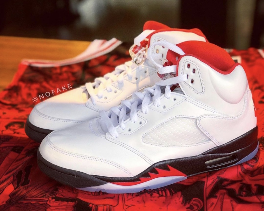 Air Jordan 5 Fire Red DA1911-102 2020 Retroåå:registered:æ¥æ
