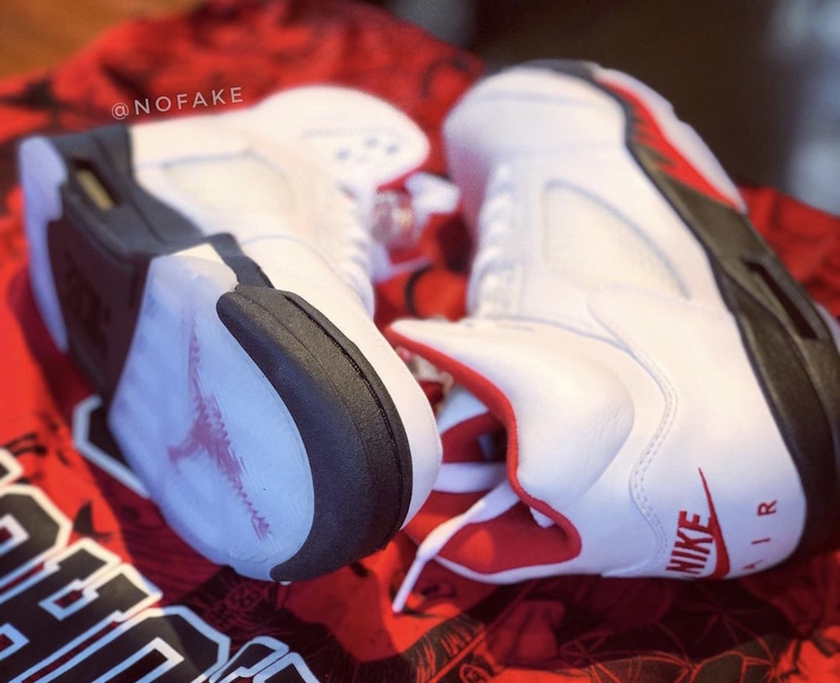 Air Jordan 5 Fire Red DA1911-102 2020 Retroåå:registered:æ¥æ