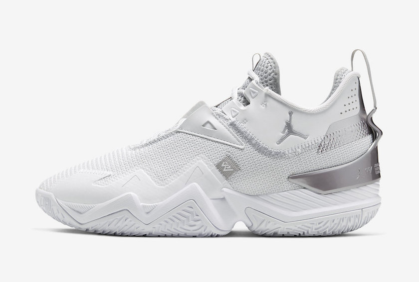Jordan Westbrook One Take White Silver CJ0781-100 Release Date