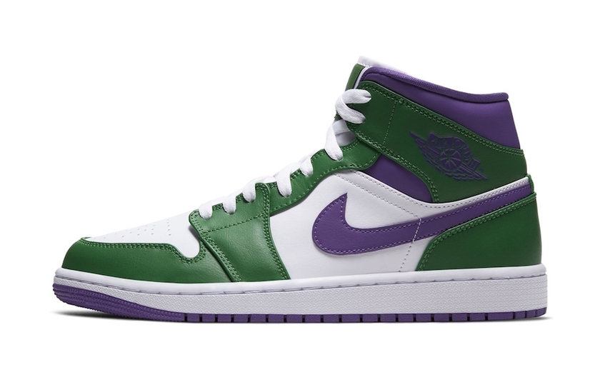 Air Jordan 1 Mid Hulk Green Purpleåå:registered:æ¥æ