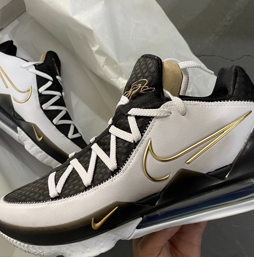 Nike LeBron 17 Low Metallic Gold CD5007-101åå:registered:æ¥æåæ¢