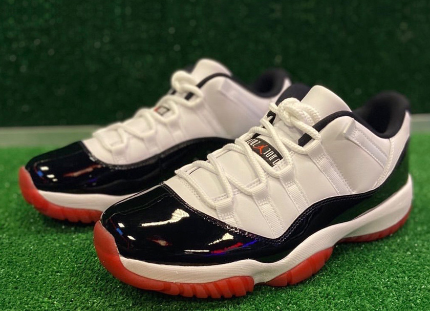 Air Jordan 11 Low White Bred Bulls AV2187-160åå:registered:æ¥æ
