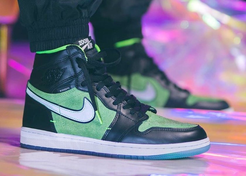 Air Jordan 1 High Zoom Black Green CK6637-002åå:registered:æ¥æï¼