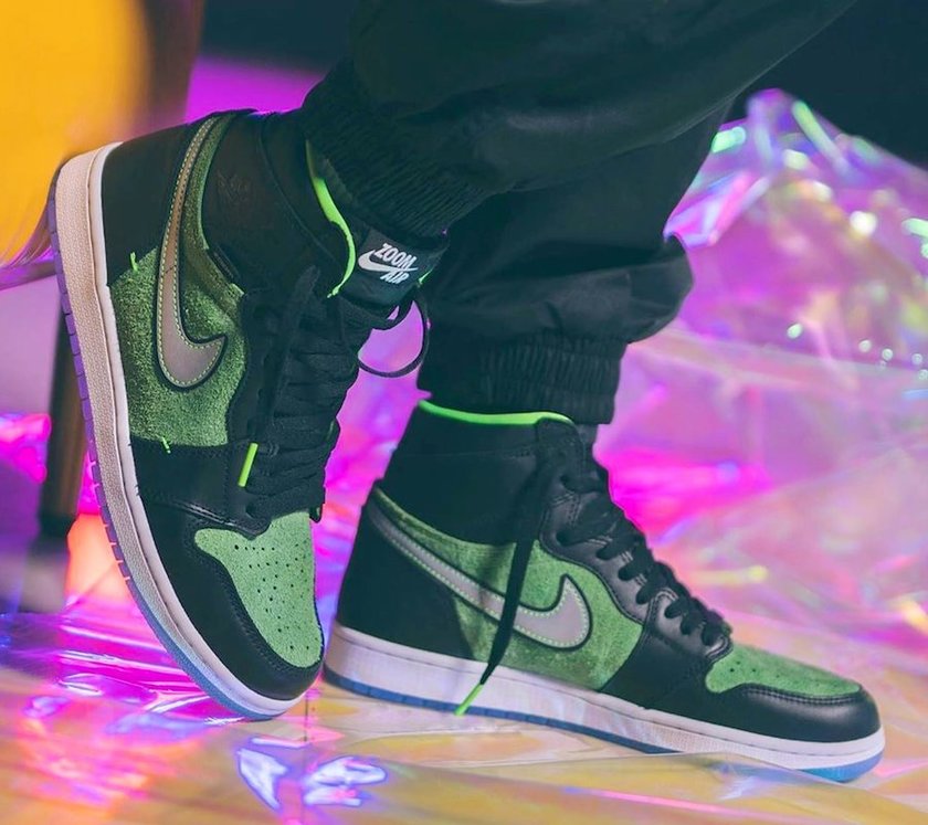 Air Jordan 1 High Zoom Black Green CK6637-002åå:registered:æ¥æï¼