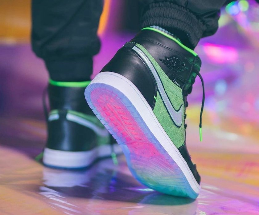 Air Jordan 1 High Zoom Black Green CK6637-002åå:registered:æ¥æï¼
