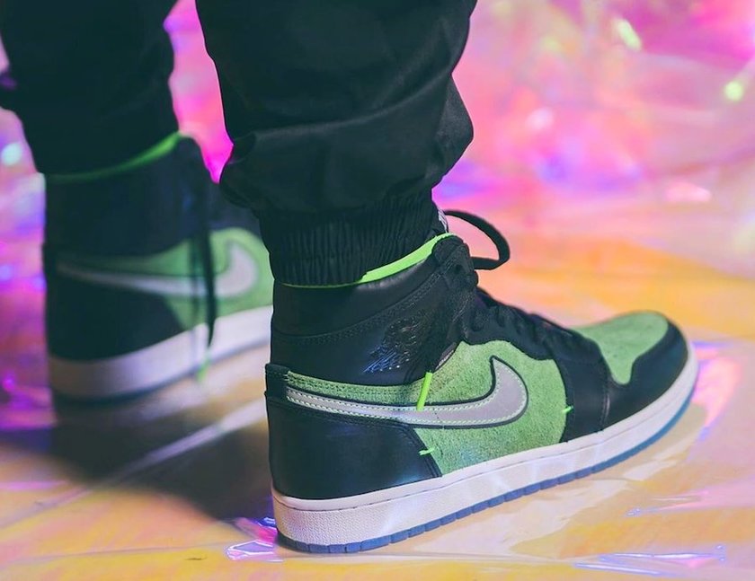 Air Jordan 1 High Zoom Black Green CK6637-002åå:registered:æ¥æï¼