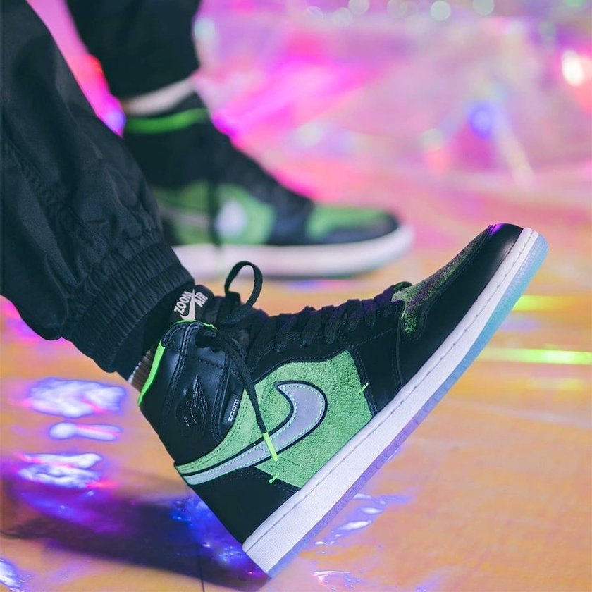 Air Jordan 1 High Zoom Black Green CK6637-002åå:registered:æ¥æï¼