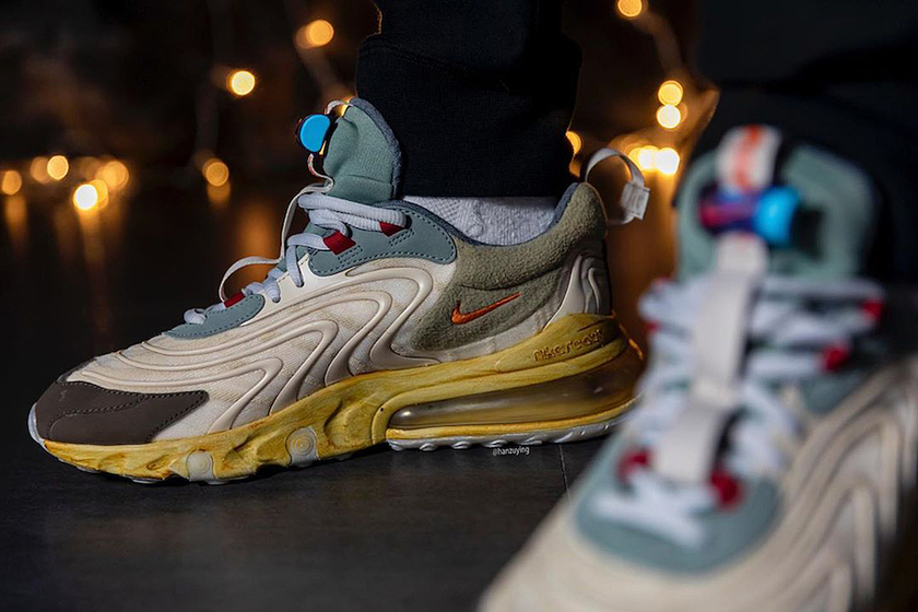 Travis Scott Nike Air Max 270 React CT2864-200åå:registered:æ¥æ