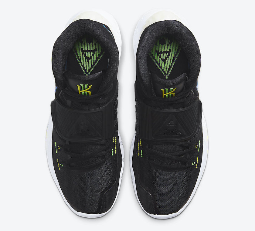 Nike Kyrie 6 Black White Soar Dynamic Yellow BQ4630-004åå:registered:æ¥æ