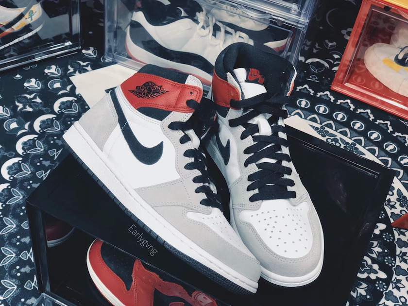 Air Jordan 1 High OG Light Smoke Grey 555088-126 Release Date