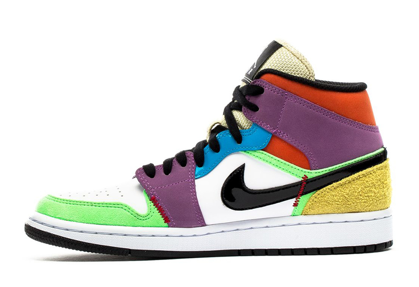 Air Jordan 1 Mid SE Lightbulb Easter Multicolor CW1140-100 Release Date