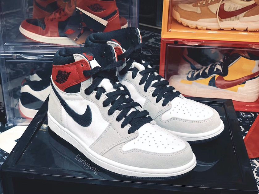 Air Jordan 1 High OG Light Smoke Grey 555088-126 Release Date