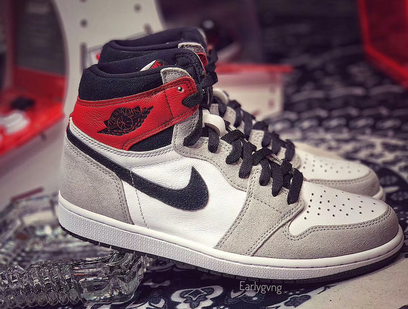 Air Jordan 1 High OG Light Smoke Grey 555088-126 Release Date
