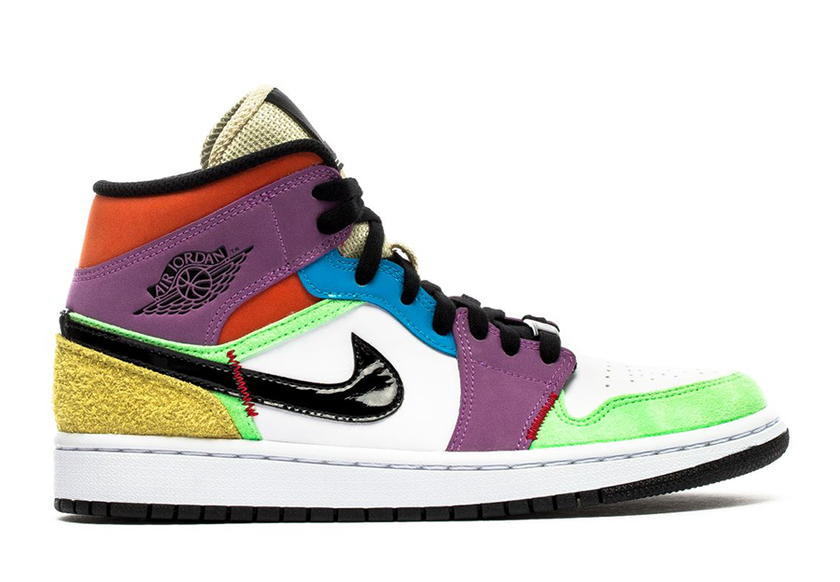 Air Jordan 1 Mid SE Lightbulb Easter Multicolor CW1140-100 Release Date