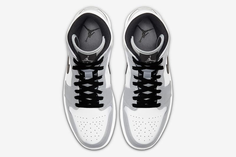 ææ¥è¿ç¥ï¼Air Jordan 1 MidãLight Smoke Greyãé
è²æ£å¼ç¼ä½