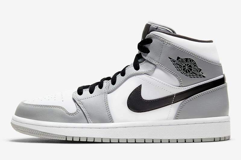 ææ¥è¿ç¥ï¼Air Jordan 1 MidãLight Smoke Greyãé
è²æ£å¼ç¼ä½