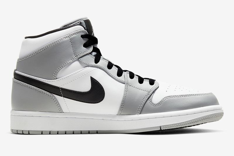 ææ¥è¿ç¥ï¼Air Jordan 1 MidãLight Smoke Greyãé
è²æ£å¼ç¼ä½