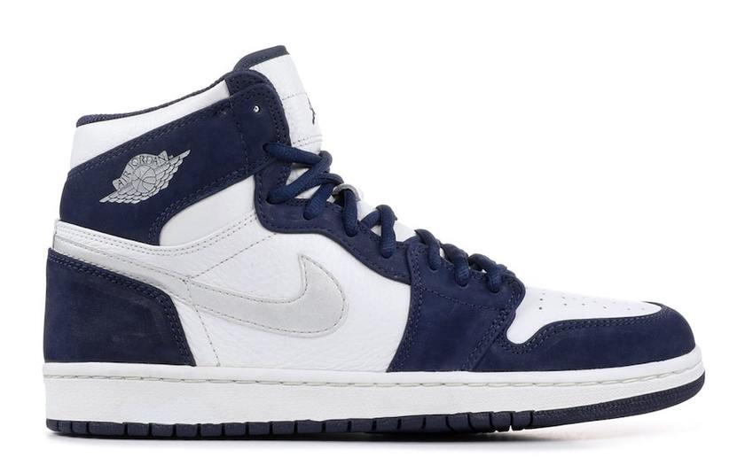 Air Jordan 1 Japan Midnight Navy Metallic Silver DC1788-100åå:registered:æ¥æ