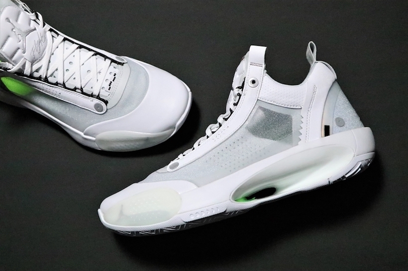 Air Jordan 34 Low Crispy White Metallic Silver CU3473-100åå:registered:æ¥æ
