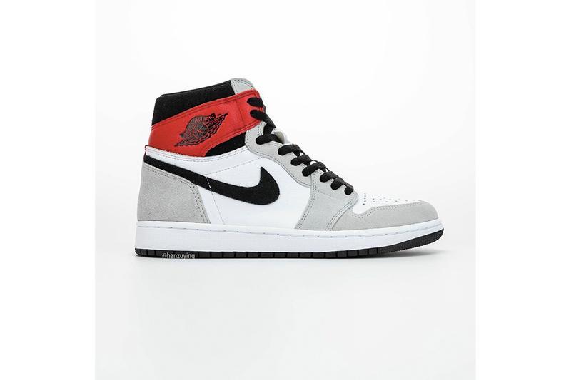 çå
é è¦½ Air Jordan 1 Retro High OG ææ°é
è²ãLight Smoke Greyã