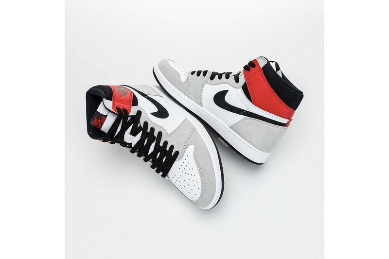 çå
é è¦½ Air Jordan 1 Retro High OG ææ°é
è²ãLight Smoke Greyã