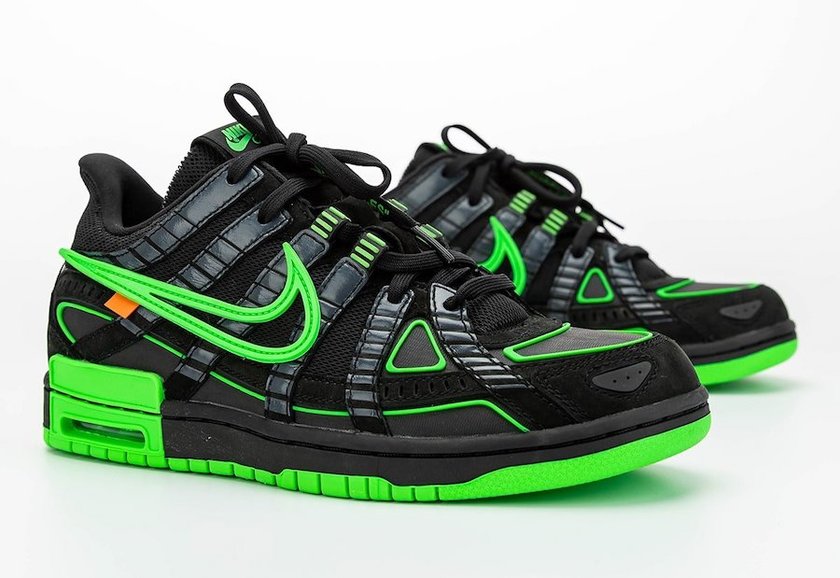 ç°ç½è²Nike Air Rubber Dunk Green Strike CU6015-001åå:registered:æ¥æ
