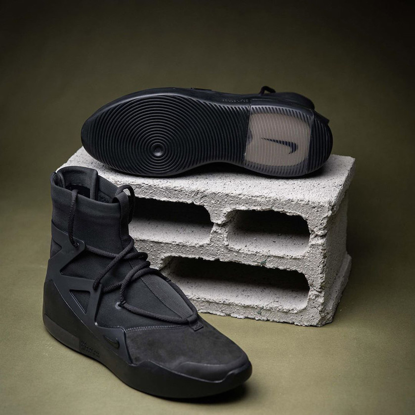 Nike Air Fear of God 1 Triple Black AR4237-005åå:registered:æ¥æ