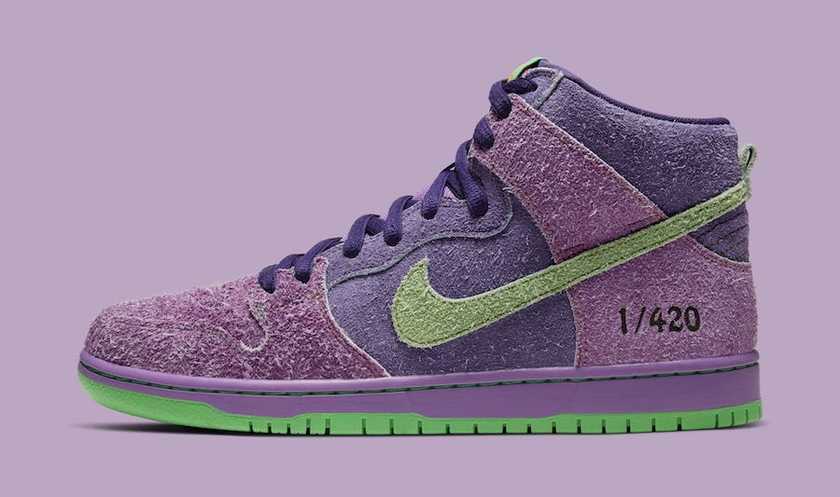 Nike SB Dunk High 420 Reverse Skunk 2020åå:registered:æ¥æ