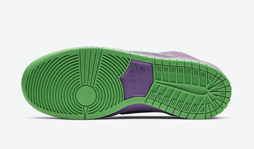 Nike SB Dunk High 420 Purple Skunk CW9971-500åå:registered:æ¥æ