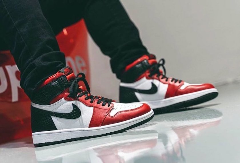 Air Jordan 1 Satin Snake CD0461-601åå:registered:æ¥æ