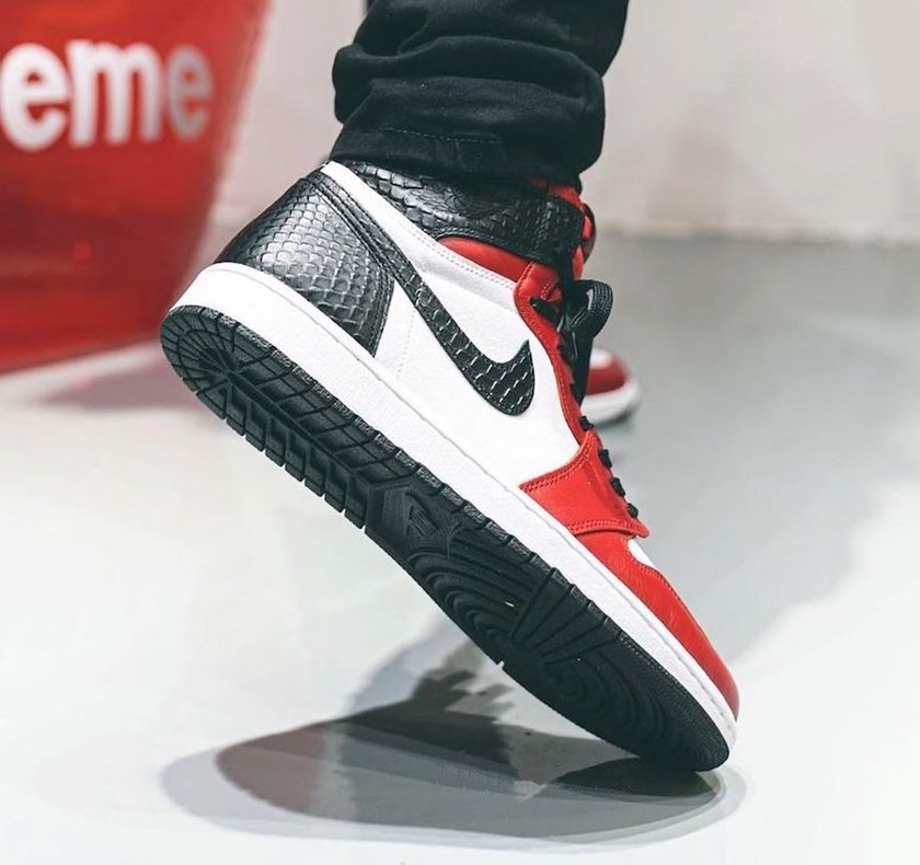 Air Jordan 1 Satin Snake CD0461-601åå:registered:æ¥æ