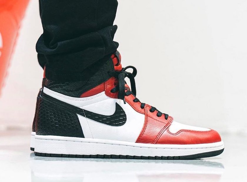 Air Jordan 1 Satin Snake CD0461-601åå:registered:æ¥æ