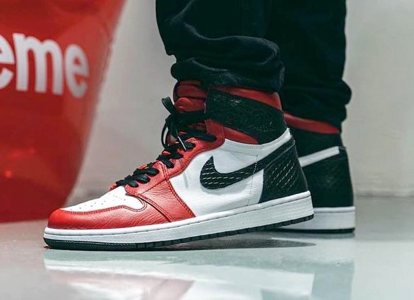 Air Jordan 1 Satin Snake CD0461-601åå:registered:æ¥æ