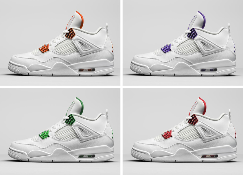 retro 4 metallic