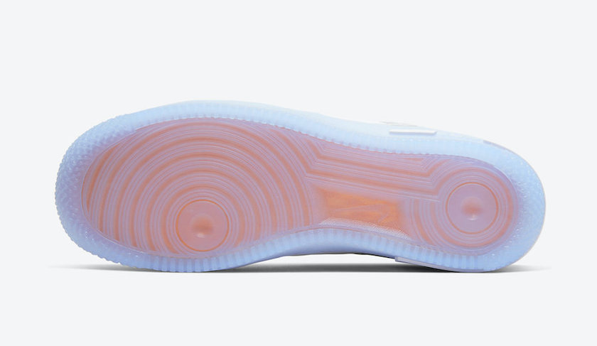 Nike Air Force 1 React White Ice CQ8879-100 Release Date