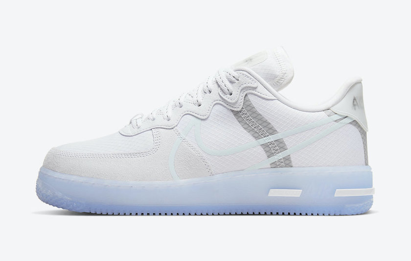 Nike Air Force 1 React White Ice CQ8879-100 Release Date