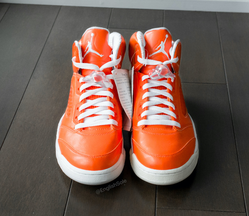 Air Jordan 5 Rainbow Orange 2011 Sample