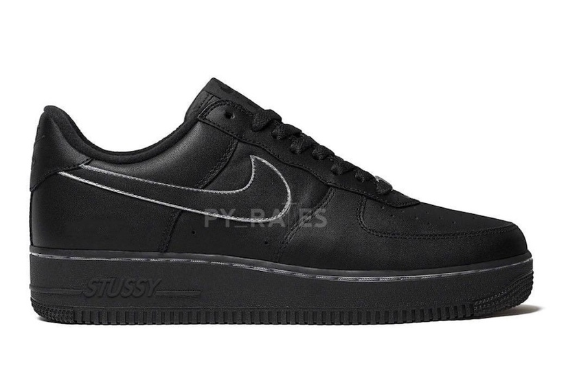 Stussy Nike Air Force 1 Low Blackåå:registered:æ¥æ